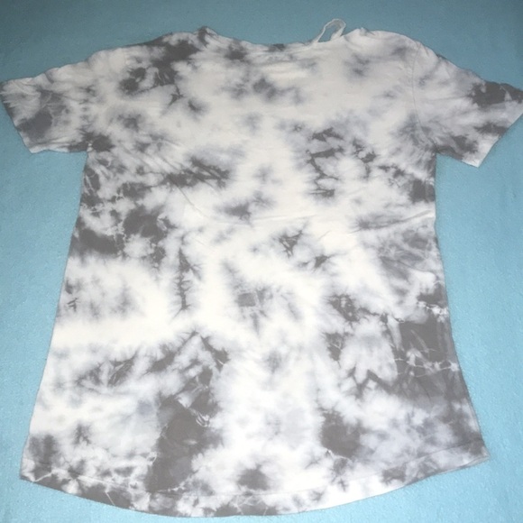 MIGHTY FINE distressed tie dye celestial peace top size M 100% cotton - Picture 2 of 7